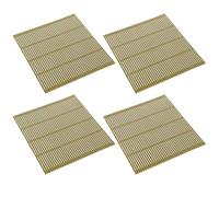 iplusmile Esterilla de Plástico para Enrollar Sushi Verde 4 Unidades, Herramienta para Sushi Casero, Alfombrilla Plegable Fácil de Limpiar para Cocina y Preparación de Rollos Japoneses