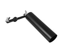 iplusmile Estuche Compacto para Baquetas Batería con Soporte de Acero Almacenamiento Portátil para Baquetas Mazas y Escobillas Organizador Resistente para Kit de Batería Color Negro