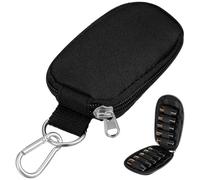 iplusmile Estuche de Viaje 10 Compartimentos de 2ml Asas Elegantes y Cremalleras Resistentes para Botellas de Aceite Esencial Adecuado para Uso en Casa y Viajes para Uso en Casa y Viajes