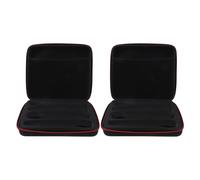 iplusmile Estuche para Micrófonos Inalámbricos 4 Ranuras 29X26X7 CM Bolsa EVA Rígida Ligera para Almacenamiento y Transporte Portátil en Conciertos Karaoke y Eventos en Directo 2