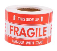 iplusmile Etiquetas Autoadhesivas de Advertencia Frágil Resistentes al Agua Unidades para Embalaje y Envío Seguro para Almacenes y Logística