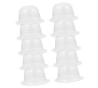 iplusmile Expositor De Gorras De Béisbol Transparente Forro Moldeador para Visera, Soporte De Plástico Tamaño Niño 48 Cm, Kit De 10 Unidades Adecuado para Tienda y Hogar