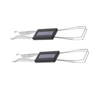 iplusmile Extractor de Teclas Herramienta DIY Cables Flexibles Material Abs y Metal Paquete de 2 Unidades para Teclado Mecánico para Mantenimiento y Personalización