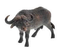iplusmile Figura de Búfalo Africano Realista de Plástico Sólido Juguete de Simulación de Animales para Decoración y Infantil Modelo Estable para Escritorio y Exhibición