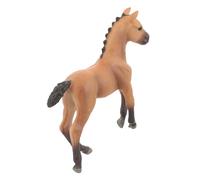 iplusmile Figura de Caballo Pequeña de Plástico Modelo de Potro Realista para Decoración Creativa Adorno Ligero y Resistente para Exhibición y Regalo