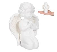iplusmile Figura de Resina de Ángel Blanco para Embellecimiento de Escritorio y Iglesia, Adorno Elegante y Ligero Que Se Mantiene Estable y No Se Desvanece