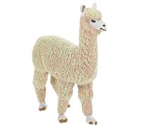 iplusmile Figurita de Alpaca Simulada de Plástico para Juguete Educativo de Animales Adorno Decorativo para Hogar Realista de Alpaca para Niñas