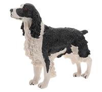 iplusmile Figurita de Perro Spaniel Realista Resina Modelo Coleccionable sin Batería Decoración Estática para Cumpleaños y Navidad Regalo para Amantes de Perros Pequeños