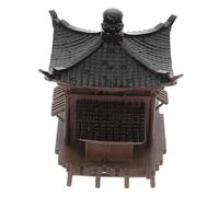 iplusmile Fish Tank Mini Pavilion Plastic Statue Micro Zen Garden Decoration For Aquariums Bonsai and Micro Landscape with Classic Asian Architecture Design