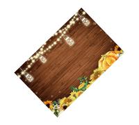 iplusmile Fondo de Fotografía de 150x90 Cm para Otoño y Halloween Estampado de Calabazas y Flores, Tela Decorativa para Estudio Fotográfico, Fondo de Calabaza para Fotografía Profesional