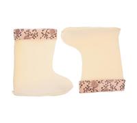 iplusmile Forros Térmicos para Botas de Lluvia Mujer Calcetines Aislantes de Algodón Grueso Talla 37 Media Caña Equipo de Acampada para Clima Frío Protección contra Frío y Humedad