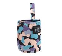 iplusmile Funda Calienta Biberones USB Portátil para Bebés, Ajustable, Antideslizante, Poliéster Negro, Calentador Eléctrico para Uso en Casa y Coche, Protección Térmica Segura