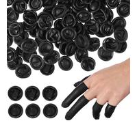 iplusmile Funda de Látex Antiestática para Máquina de Tatuar 100 Unidades Negra Elástica Resistente Flexible para Suministros de Tatuajes Profesionales