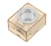 iplusmile Fusible Cerámico Cuadrado para Automoción 200A Fusible de Acción Rápida de Perfil Protección Electrónica de Vehículos y Circuitos Eléctricos