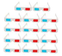 iplusmile Gafas 3d Anaglíficas De Cartón Rojo y Azul, Desechables, 60 Unidades, Ligeras y Portátiles Para Ver Películas Casa, Aptas Para Todas Las Edades