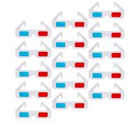 iplusmile Gafas 3D de Papel Rojas y Azules 90 Unidades Gafas Anaglifo de Cartón para Películas Cine en Casa y Televisión Uso Desechable para Fiestas y Educación
