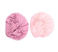 iplusmile Gorros para Dormir de Satén Elástico para Mujer 2 Piezas Lavanda y Rojo Sangre Sombreros para Cubrir el Cabello Suaves y Ligeros Adecuados para Uso Nocturno y Cuidado del