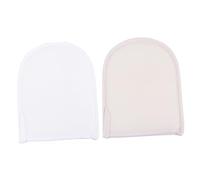 iplusmile Guantes Exfoliantes de Baño de Lufa Doble Cara 2piezas para Mujer Adultos, Esponja Natural Fácil de Limpiar para Exfoliación Corporal y Masaje