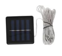 iplusmile Guirnalda De Luces Solares Para Sombrillas Cadena Led Para Jardín Patio Y Eventos Al Aire Luz Blanca