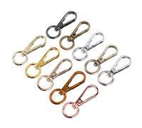 iplusmile Hebillas de Aleación Multiusos para Colgar Llaves y Bolsos Cierre de Equipaje de Viaje Pack de 10 Piezas en Colores Mixtos Accesorios Resistentes para Color Color Aleatorio