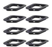iplusmile Hebillas de Plástico Fácil Instalación Color Negro 8 Piezas para Sillas de Oficina y Gaming Accesorios para Uso en Casa y Bar