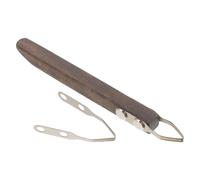 iplusmile Herramienta de cerámica Herramienta de modelado Herramienta de reparación de acero inoxidable con mango ergonómico de 2.5 pulgadas para esculpir y tallar arcilla en manualidades