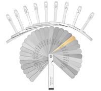 iplusmile Herramientas De Medición De Guitarra Regla De Espesores Para Cuerdas Medidor De Radio Para Guitarra Medidor De Espesores Acero Inoxidable Para Ajustar La Distancia Cuerdas Diapasón