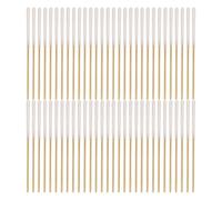 iplusmile Hisopos de Algodón para Maquillaje 360 Unidades, Palitos de Bambú 7,6 Cm, Puntas de Precisión para Salón de Belleza y Cuidado Facial, Aplicadores Suaves para Piel Sensible