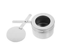 iplusmile Hornillo de Alcohol Inoxidable Portátil para Cocina Camping Caja de Combustible Segura Diseño Compacto y Duradero para Cocinar Estofados y Hervir Agua