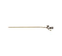 iplusmile Horquilla Vintage Dorada de Cobre Forma de Flor de Ciruelo para Mujer, Cómoda y Portátil, Adecuado para Fiestas de Disfraces y Celebraciones de Boda