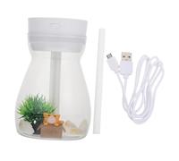 iplusmile Humidificador Mini Portátil con Paisaje Micro Difusor de Aromas USB para Oficina y Coche Silencioso y Hidratación del Aire Previene Seca de Usar