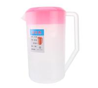 iplusmile Jarra Medidora de Plástico con Tapa Resistente al Frío y Calor para Bebidas y Jugos Recipiente Seguro para Uso Alimentario para Fiestas y Reuniones Familiares