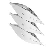 iplusmile Juego de 3 Lanzaderas de Metal Plateado para y Manualidades Herramienta de Punto Ligera y Duradera Accesorios de Costura para Tejido de Encaje y Ganchillo