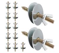 iplusmile Juego De 30 Kit Tornillos Metálicos para Jaulas de Mascotas Tornillos y Tuercas para Fijar Perchas y Plataformas Compatible con Jaulas Pequeñas para Hámster Chinchilla y Pájaros