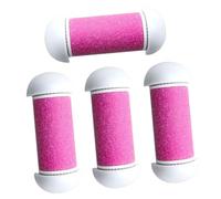 iplusmile Juego De 4 Cabezales De Repuesto Para Electrónica Para Pies, Tamaño Estándar, Color Rosa, Accesorio Plástico Duradero Para Cuidado De Piel Áspera y Seca