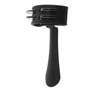 iplusmile Juego de Pandereta de Mano Doble de Cascabeles Metálicos Instrumento de Percusión Portátil para Músicos y Acompañamiento de Guitarra Adecuado para Celebraciones y Uso en