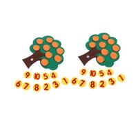 iplusmile Juguete de Fieltro para Preescolar 2 Piezas Juguete Educativo Desmontable Actividades de Matemáticas para de Infantes Aprendizaje de