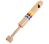 iplusmile Juguete De Flauta De Madera Silbato Creativo Para Empujar y Tirar Juguete Musical Para Herramienta Didáctica Musical Casa o Escuela