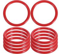 iplusmile Juntas de Silicona Rojas para Cafetera Espresso, 10 Piezas, Anillos de Sellado de Pistón Compatibles con Modelos Eabi, Eam, Eca y Hd5720, Hd5730, Repuestos Resistentes al