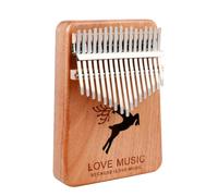 iplusmile Kalimba Piano Pulgar de Madera Teclas Resonante Instrumento Musical Educativo con Diseño Ergonómico para Principiantes y Músicos