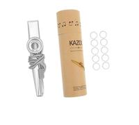 iplusmile Kazoo de Metal Portátil con Cuerda y Diafragma de Nylon, Fácil de Usar y Sonido Niños y Adultos en Actividades Musicales