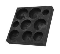 iplusmile Kit De Crisol Para Molde De Barra De Grafito Para Fundir Metal Plato De Fundición De Grafito Molde Para Fundir Metal Moldeador Para Fundición De Monedas