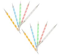 iplusmile Kit de Herramientas para Modelar Arcilla Polimérica 10 Piezas Punteado de Doble Punta para Arte Mandalas y Lápices para Pintura por Puntos y Trazado Artesanal