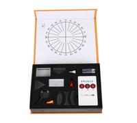 iplusmile Kit de Lentes Cóncavas y Convexas en Plástico y Vidrio para Óptica Física 17 Piezas Color Aleatorio Adecuado para Experimentos Científicos Educativos y Aprendizaje