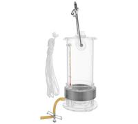 iplusmile Kit de Muestreo de Agua Marina Portátil de 1l Muestreador Vertical de Acero Inoxidable y Acrílico para Investigación en Biología Marina y Estanques Color Aleatorio