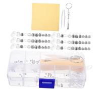 iplusmile Kit De Tuercas y Tornillos Metálicos Para Reparación De Gafas Surtidas Con Caja Organizadora Práctico Para Arreglo De Monturas y Patillas Gafas Sin Montura y Fácil De Almacenar