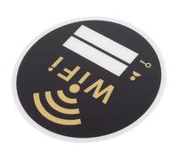 iplusmile Letrero Acrílico Wifi Práctico de para Hogar y Públicos