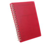 iplusmile Libreta de Contraseñas A6 con Encuadernación en Espiral Pestañas Alfabéticas Material PP Rojo Organizador Pequeño para Sitios Web y Gestión Segura en Hogar y Oficina