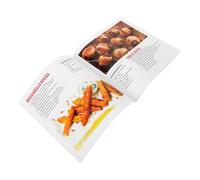 iplusmile Libro de Cocina para Freidora de Aire Papel Recetas para Freidora de Aire Aplicables Instrucciones Paso a Paso Compatible con Todas las Marcas Adecuado para Uso Doméstico y