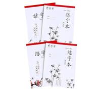 iplusmile Libro de Práctica de Caligrafía 4 Cuadernos y Papel Resistente Bordes Suaves Varios estilos para Ejercicios de Escritura y Caligrafía Infantil Varios estilos